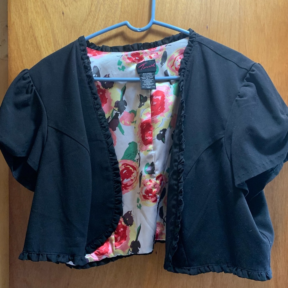 Torrid Size 3 Black Shrug